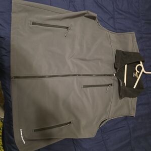 Men's Gray Softshell Vest